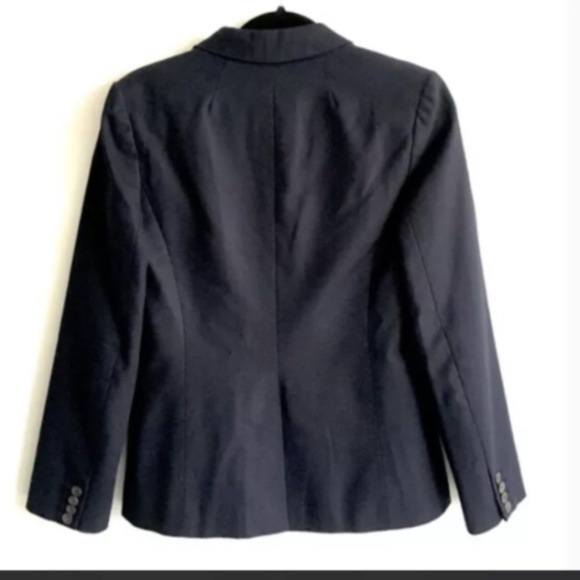 J. CREW Blazer Navy Blue - Picture 4 of 4